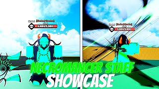 NECROMANCER STAFF LOCATION amp SHOWCASE One Fruit Simulator [upl. by Ydnew]