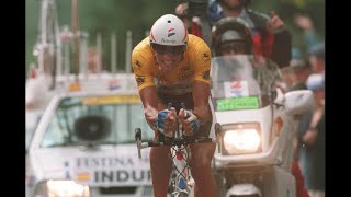 Tour de Francia 1995 Etapa 19 Lac de Vassivière CRI Indurain [upl. by Carri]