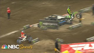 Supercross Round 4 in Anaheim  EXTENDED HIGHLIGHTS  12922  Motorsports on NBC [upl. by Colene]