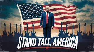 🇺🇸 Stand Tall America  An Anthem for Freedom  Tribute to Trump’s Vision 🇺🇸 [upl. by Dnalevelc635]