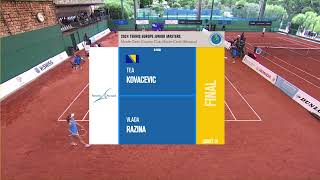 2024 Tennis Europe Junior Masters  Tea Kovacevic vs Vlada Razina [upl. by Lladnew]