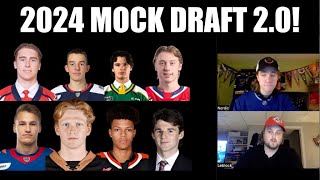 Our 2024 NHL Mock Draft 20  NordBlock Podcast [upl. by Selway]