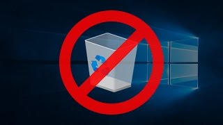 How to Remove Recycle Bin from the Windows 10 Desktop [upl. by Allcot]