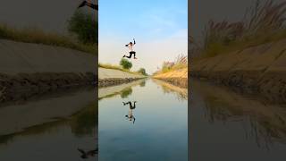 Long jumprajaofficial stunt viralshort youtubeshorts [upl. by Narah]