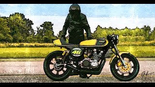 XS750 Yamaha Cafe build process [upl. by Erny]