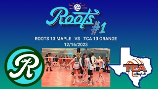 Roots 13 Maple vs TCA 13 Orange  12162023 No Audio [upl. by Llert432]