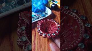 painting diwali Diya 🪔😍 short [upl. by Christoffer]