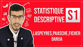 CAFE ECO EP 09 Statistique Descriptive S1 indice de laspeyres  paasche fisher Darija [upl. by Reamy]