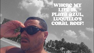 🇵🇷PR Vlog Where my life is Playa Azul amp Luquillos Coral Reef [upl. by Hayne]