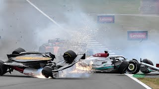 TOP 50 WORST MOTORSPORT CRASHES IN 2022 [upl. by Nnomae]