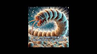 TOP 10 INSECTOS MAS PELIGROSOS DEL MUNDO PARTE1 reels shortvideo short fyp foryou [upl. by Suirtimed]