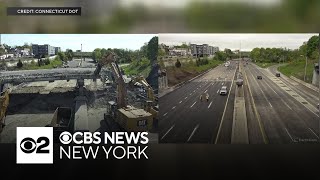 I95 reopens ahead of schedule after fiery tanker crash in Norwalk [upl. by Chaddy]