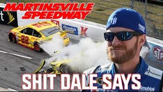 Dale Jr Martinsville quotThat looked like it hurtquot [upl. by Mame212]