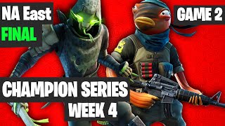 Fortnite FNCS Squads Week 4 NAE Final Game 2 Highlights [upl. by Tempa]