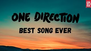 Best Song Ever  One Direction Lyrics By Skull Music [upl. by Feerahs]