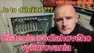 Čistenie Podlahového vykurovania  je to dôležité sleduj  2024 top podlahovekurenie [upl. by Alle]