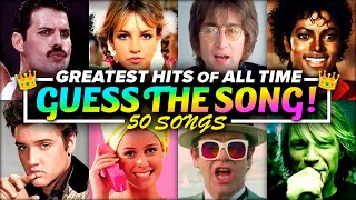 Guess the Song  Greatest Hits of All Time 🎶👑  Music Quiz [upl. by Lacombe]