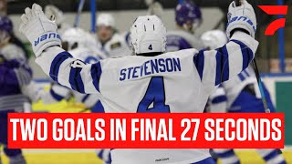 COMEBACK WIN IN 13 SECONDS Penticton Vees Win BCHL Interior Conference Final In Dramatic Fashion [upl. by Minardi]