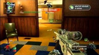 Black Ops Nuketown Spawn Cross Map Tomahawk HD [upl. by Elokyn]