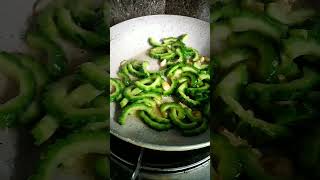 Lutong bahay ampalaya ampalayarecipe lutongbahay yummyfood cooking shortvideo [upl. by Aicitel]