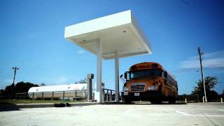 PropanePowered School Buses in Leander Texas [upl. by Jackquelin]