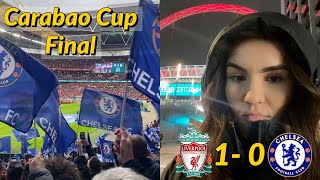 HEARTBREAK AT WEMBLEY  LIVERPOOL 1  0 CHELSEA CARABAO CUP FINAL  Matchday Vlog [upl. by Giulio]