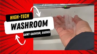 Hightech Washroom in SaintSauveur Quebec 🇨🇦 [upl. by Rodgers764]