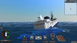 The Fast Sinking The Albatross IV  Ship Simulator Extremes Sinking like Titanic and Britannic [upl. by Acemahs]