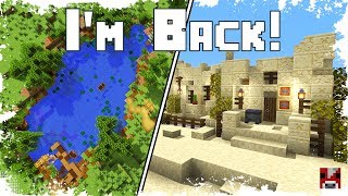 Im BACK Lets Play some MINECRAFT  World Download [upl. by Nylorac]