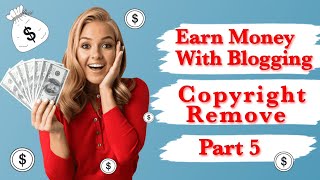 Blogger  Tutorial how to start a blog  How To Remove Footer Credit Blogger  2022 Updated  Part 5 [upl. by Vadim]