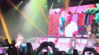 CNCO concert performing Llegaste tu and QUISIERA Alejarme performance on stage live [upl. by Joell]