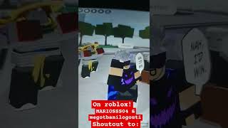 Showing my emotes roblox thestongestbattlegrounds shorts [upl. by Drawde155]