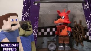 Five Nights at Freddys fnaf McFarlane toys lego PIRATE COVE construction set unboxing review [upl. by Inram]