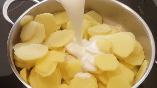 RECETTE DE GRATIN DE POMMES DE TERRE RAPIDE ET FACILE [upl. by Arnst345]