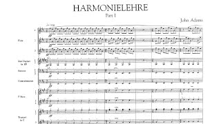 Score John Adams  Harmonielehre 1985 for orchestra [upl. by Amlev]