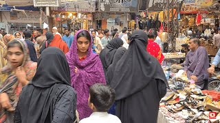 WALKING TOUR OF HYDERABAD PAKISTAN WALKING THROUGH SHAHI BAZAR RESHAM BAZAR CITY WALK 4K60FPS [upl. by Persons]