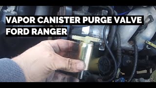 Vapor Canister Purge Valve Replacement  Ford Ranger  Step by Step Tutorial [upl. by Eydie]