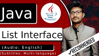 Java List Interface Methods  Java List Interface Java Tutorial [upl. by Dlanger]