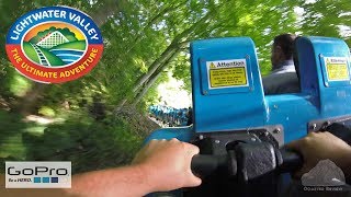 The Ultimate  On Ride  Back Row Blue  Lightwater Valley POV [upl. by Haveman]