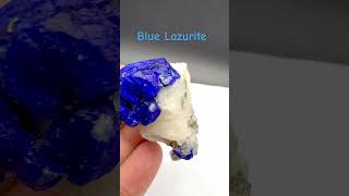 🌴Blue Lazurite Crystal On Matrix 🌴 crystals quartz aqumarine minerals lapislazuli [upl. by Akyeluz]