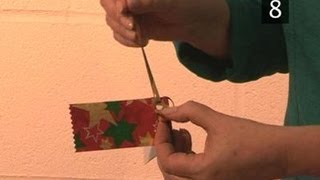 How To Create A Gift Tag Using Wrapping Paper [upl. by Ahpla100]