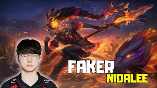 T1 Faker Le Nidalee  JG  x Lee Sin  JG   KR Challenger Patch 1417 leagueoflegends faker [upl. by Kcirdehs]