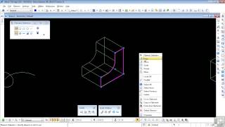 Bentley MicroStation V8i 3D Tutorial  Extract Faces Or Edges [upl. by Eniak890]