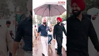 Punjabi Actor Gippy Grewal Binnu Dhillon amp Karamjit Anmol Pays Obeisance at Pakistan [upl. by Arlyn]