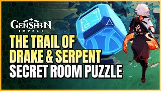 The Trail Of Drake And Serpent Secret Room Puzzle Guide  Part 13 Three Fragments Quest Enkanomiya [upl. by Dray]