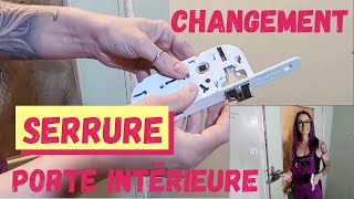 TUTODIY  Comment changer une serrure encastrée dune porte intérieure [upl. by Rosaleen]