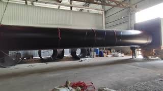 BS EN10219 S355JOH SSAW Steel Pipe shipment [upl. by Narag]