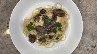 Chicken Marsala Recipe with Spaghetti Dinner [upl. by Julie670]