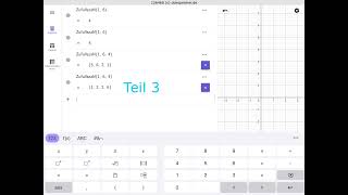 Zufallszahlen  Würfelwürfe simulieren mit Geogebra CAS auf iPad 126460 [upl. by Eldwon]