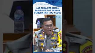 Jawab Kontroversi Pemecatan Ipda Rudy Soik Kapolda NTT sampai Kepalkan Tangan di Hadapan DPR [upl. by Isobel814]